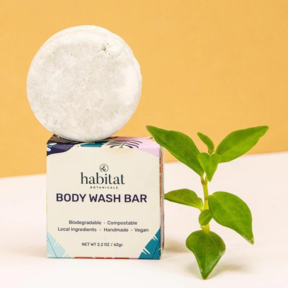 NWT Habitat Botanicals Body Wash Bar Plastic Free